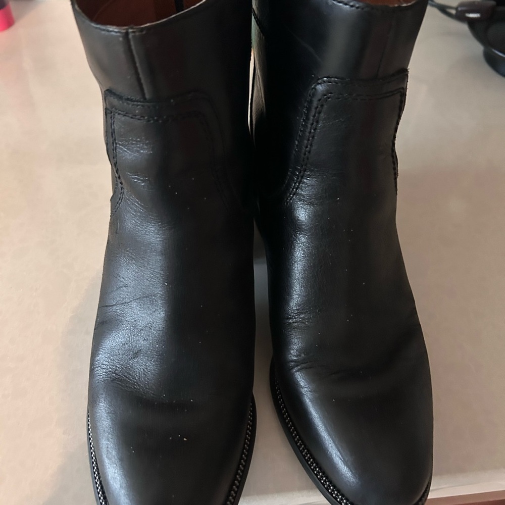Franco Sarto Women's Sleek Black Ankle Booties